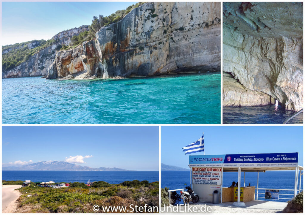 Die Blauen Höhlen auf der Insel Zakynthos