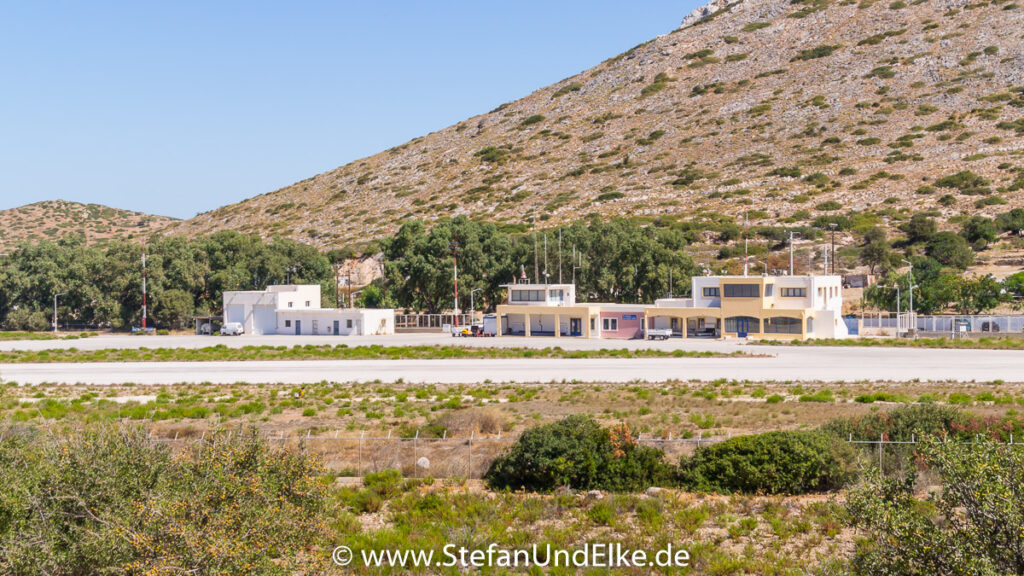 Der Flughafen auf der Insel Leros