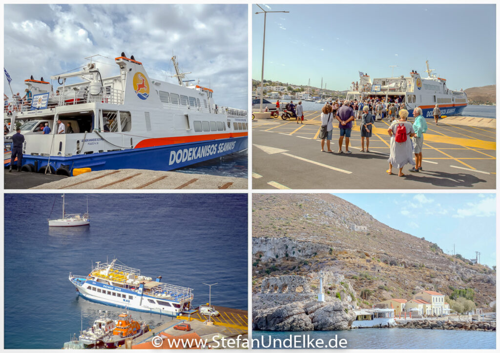 Der Hafen von Agia Marina auf der Insel Leros