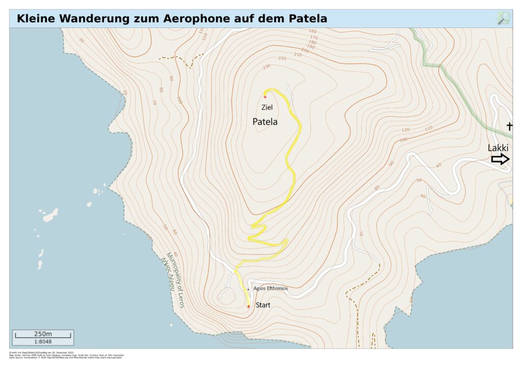 Kleine Wanderung zum Aerophone auf dem Patela