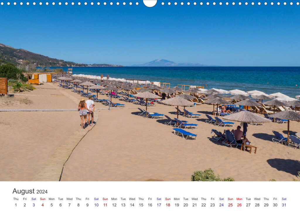 Calendar Zakynthos 2024