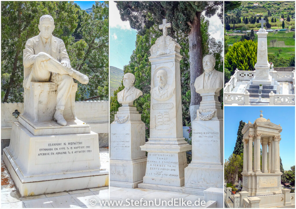 Auf dem alten Friedhof von Chora