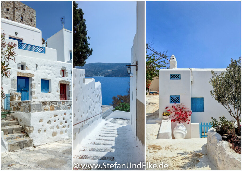 Kykladische Architektur auf der Dodekanes Insel Astypalaia