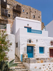 Es ist einfach herrlich, die verwinkelten Gassen der Chora der Insel Astypalaia zu erkunden