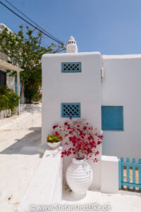 Es ist einfach herrlich, die verwinkelten Gassen der Chora der Insel Astypalaia zu erkunden