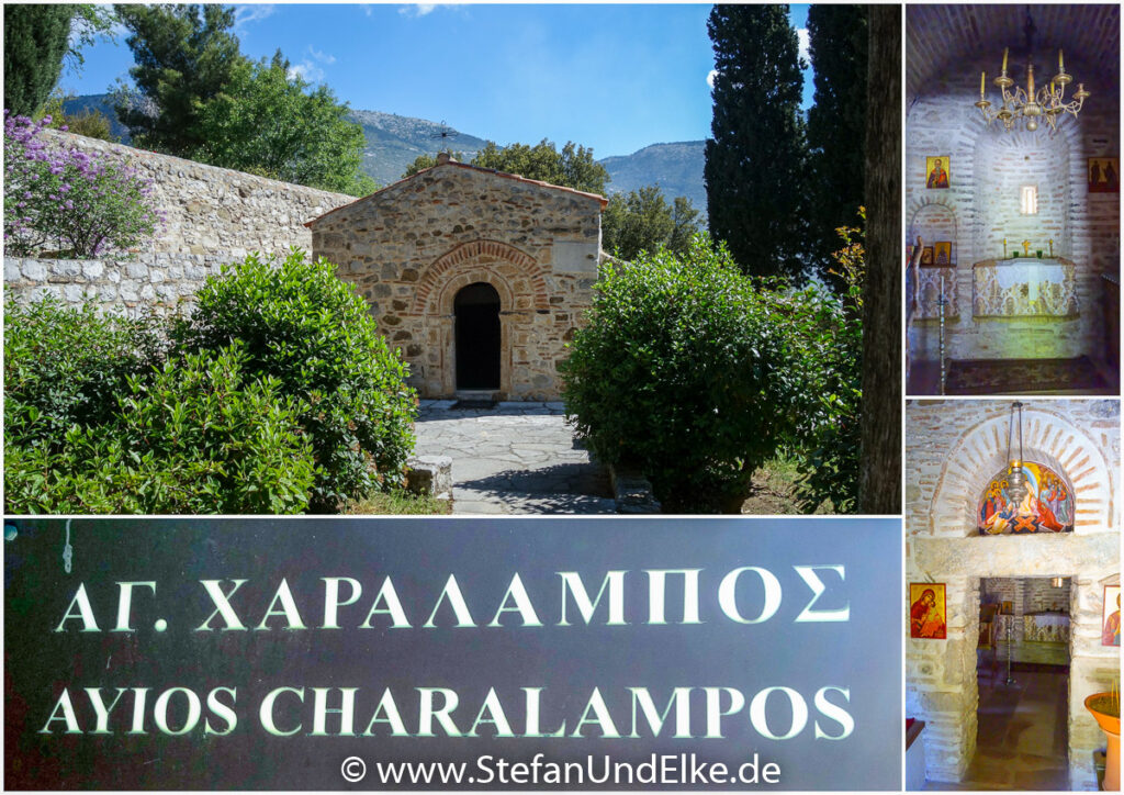 Die Kapelle Agios Charalampos im Kloster Hosios Loukas