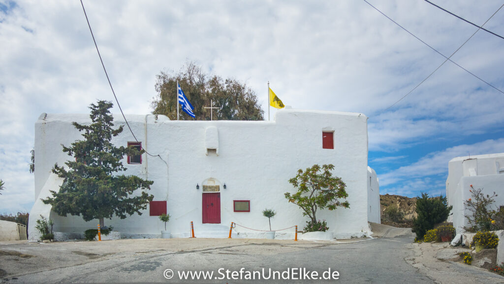 Das Kloster von Paleokastro auf der Insel Mykonos