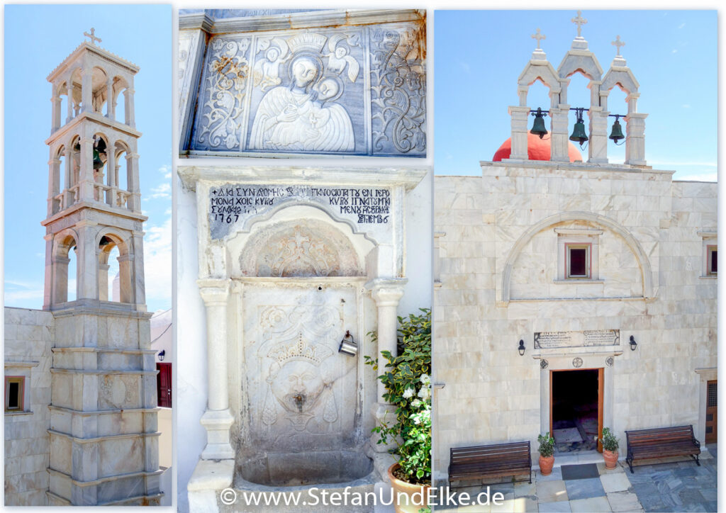 Das byzantinische Kloster Panagia Tourliani in Ano Mera auf der Insel Mykonos