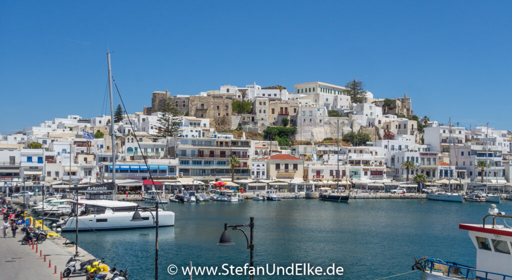 Ankunft am Hafen von Naxos